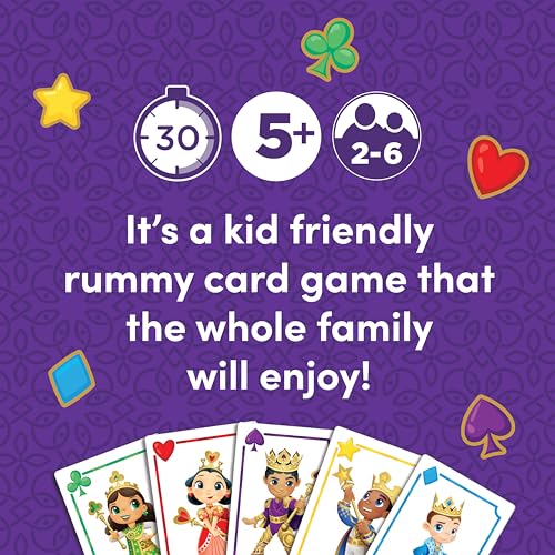 Five Crowns JR Rummy Style Card Game for Kids, Cards for Family Game Night | Family Game Night, Travel Games, Screen-Free, Holiday Game, Playing Cards, Kids Card Game, 5 Year Old - style: Five Crowns JR