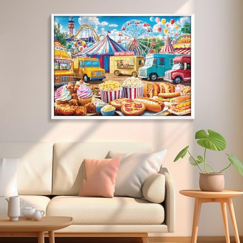 500 Pieces Puzzles for Adults, Amusement Park Jigsaw Puzzle - style: Amusement Park