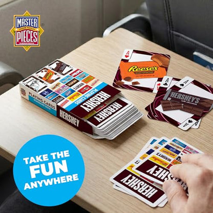 MasterPieces Officially Licensed Hershey Playing Cards - 54 Card Deck for Adults - style: Hershey's