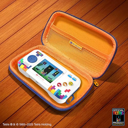 My Arcade Tetris Pocket Player Bundle: Officially Licensed, Portable Gaming Console, Puzzle Games,Travel Case and Screen Protector Included