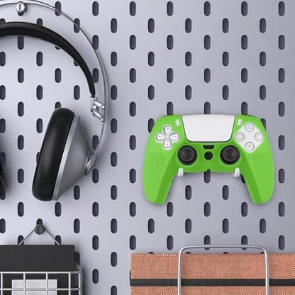 Baval Silicone Cover for Playstation 5 PS5 DualSense Wireless Controller | Scratch-resistant, Easy install, Silicone Construction, Portable Carrying Silicone Cover, Green Silicone Cover - color: Green Silicone Cover