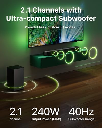 Philips B5309 2.1 Channel Soundbar with Wireless Subwoofer - Bluetooth, HDMI ARC, DTS Virtual:X, 240W Max Power, Dark Grey - style: B5309 Soundbar with Wireless Subwoofer