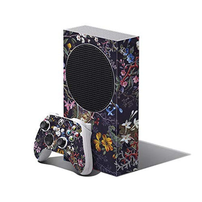 MightySkins Skin Compatible with Xbox Series S Bundle - Midnight Blossom | Protective, Durable, and Unique Vinyl Decal wrap Cover | Easy to Apply and Change Styles | Made in The USA