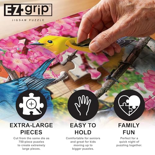 MasterPieces 300 Piece EZ Grip Jigsaw Puzzle - Hidden in the Branches - 18"x24" - style: Hidden in the Branches