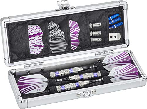 Casemaster Accolade Aluminum Dart Case Holds 3 Steel Tip and Soft Tip Darts, Slim Profile Fits into Your Pocket - size: One Size