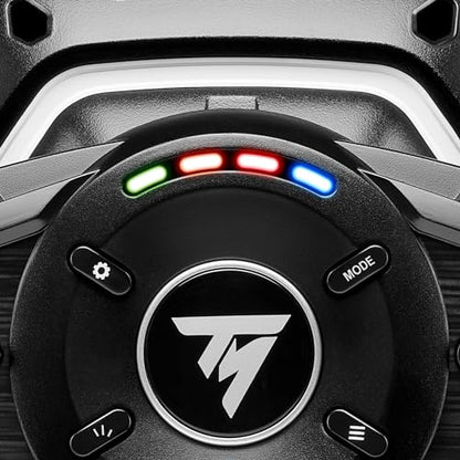 Thrustmaster T128 P Force Feedback Racing Wheel & Pedal Set - PS5 & PC | Magnetic paddle shifters, 900-degree rotation, hybrid drive, quick-attach desk clamp, for sim driving, farming & truck games - style: T128 Playstation | PC