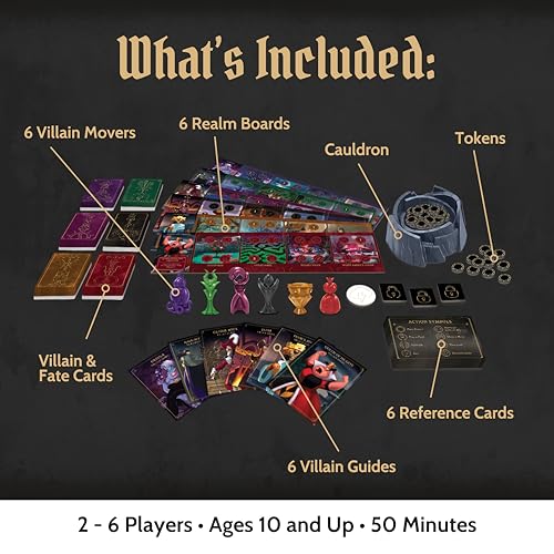 Ravensburger Disney Villainous Strategy Board Game for Age 10 and Up - 2019 Toty Game of The Year Award Winner