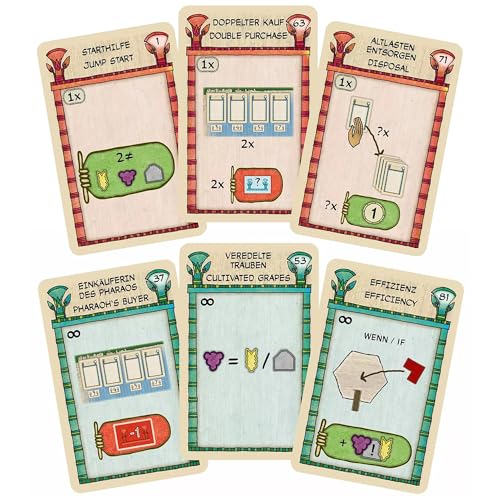 Rio Grande Games Faiyum Privileges Expansion Strategy Card Game, 1-5 Players, Ages 14+