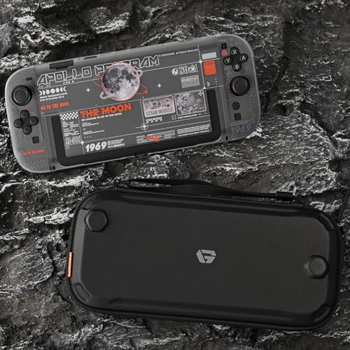 GeekShare Hard Case Compatible with Nintendo Switch 2 (2025), Anti-Scratch Dockable Protective Cover for Switch 2 with Detachable Joysticks, The Moon - color: The Moon-Black