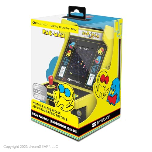 My Arcade Pac-Man Micro Player Pro: 6.8" Handheld Game, Arcade Classics - style: Pac Man