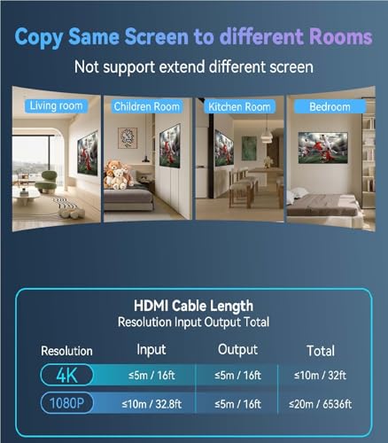 HDMI Splitter 1 in 2 Out, 4K@30Hz HDMI Splitter 1x2 Support 3D 1080P Full HD Compatible with PS5/4/3 Xbox Nintendo Roku HDTV Fire Stick Blu-ray Silver (Only Mirrors Screens) - color: 1x2 4K@30Hz