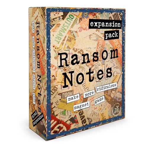 Ransom Notes Expansion Pack One - The Ridiculous Word Magnet Party Game | Easy to Learn in 1 Minute for Hilarious Game Nights. 3+ Players Base Game Not Included - color: Expansion Pack One