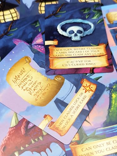 Isle of Night by Red Raven Games, Strategy Board Game, for 2 to 5 Players and Ages 8+