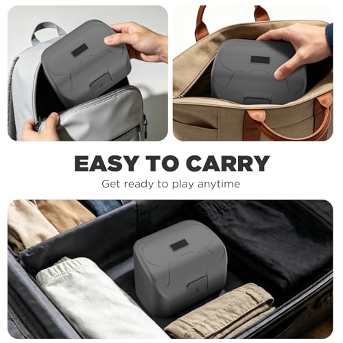 Wonkzon Hard Travel Case for 8BitDo Pro 3 Bluetooth Controller, Charging Dock Accessories Carrying Case for 8BitDo Pro 3, Game Protective Storage Bag