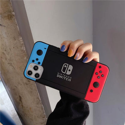 Designed for iPhone 15 Pro Case for Boys Kids Men, 3D Cool Video Game Controller Button Type Personalized Full Body Full Camera Protection Protective Cover Soft Cute-Blue