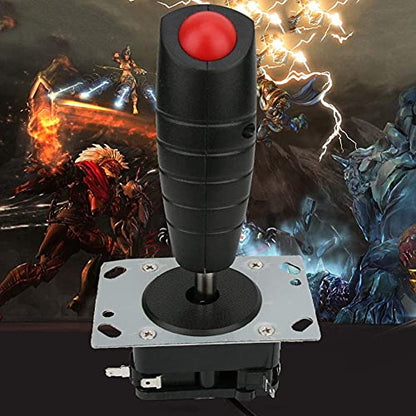 Flight Joystick 8 Way Adjustable Joystick PC Fighting Stick Parts for Video Game Simulator Flight Machines [video game]