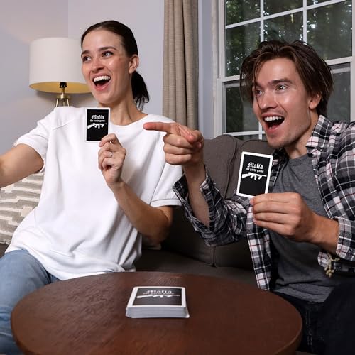 Mafia the Party Game, Bluffing and Deception Card Game for Adults and Teens | Uncover hidden identities, outsmart opponents, and survive the night in this thrilling social deduction party game