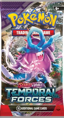 POKEMON TCG: SCARLET AND VIOLET: TEMPORAL FORCES: BOOSTER PACK - 10 Cards