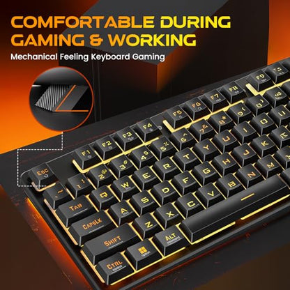 Redragon K521 Pro Wireless Gaming Keyboard with Screen, 4000mAh Battery | Mechanical Feeling, Tri-Mode BT/2.4G/USB-C, RGB Keyboard, 12 Multimedia Keys, Programmable Software, Full-size keyboard - color: Glossy Black