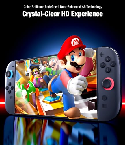 for Nintendo Switch 2 Screen Protector - 2025 Switch2 9H Tempered Glass, HD Clear with Auto Dust Removal, Anti-Scratch & Bubble-Free Installation Kit (2 Pack)