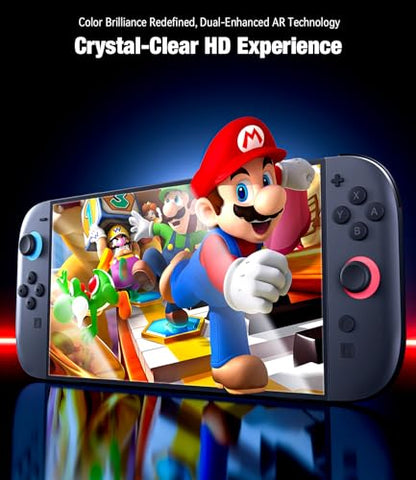 for Nintendo Switch 2 Screen Protector - 2025 Switch2 9H Tempered Glass, HD Clear with Auto Dust Removal, Anti-Scratch & Bubble-Free Installation Kit (2 Pack)