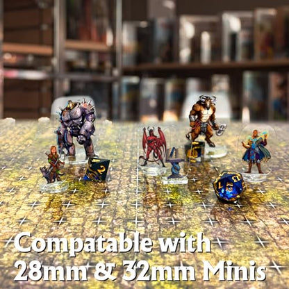 Arcknight The Textures Pack Roleplaying Battlemaps; 16 Modular RPG Maps in 8 Double-Sided Pages, 1" Square Grid, Modular & Versatile Design for Tabletop Gaming - for Dungeons & Dragons, Pathfinder - style: Textures 1