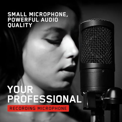 Antelope Audio Edge Solo Large Diaphragm Condenser Microphone for Vocals | Large Diaphragm XLR Modeling Microphone for Vocals, Podcasting, Voice-Over & Studio Recording, Music & Computer Streaming - size: Edge Solo