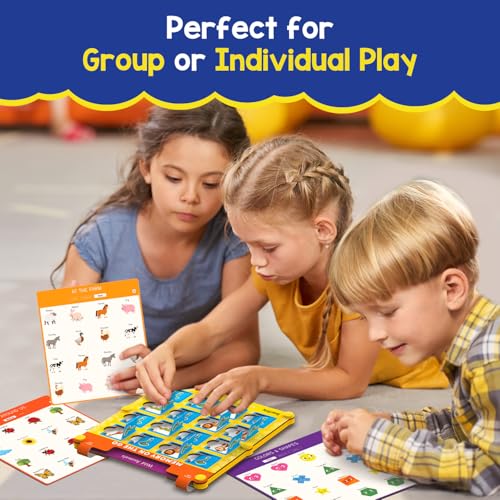 Smartivity Memory Game for Kids Ages 3+ Years | Fun Matching Game - 12 Theme Cards & 3 Level Challenges I Birthday Gift for Boys & Girls I Preschool Learning Toy for 3,4,5,6 Years Age