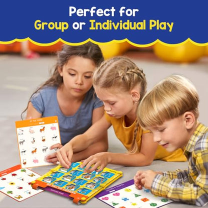 Smartivity Memory Game for Kids Ages 3+ Years | Fun Matching Game - 12 Theme Cards & 3 Level Challenges I Birthday Gift for Boys & Girls I Preschool Learning Toy for 3,4,5,6 Years Age