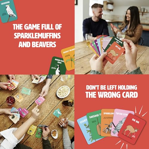 Ginger Fox: Don't Be A Dik Dik - Adult Party Card Game, Set Matching, for Silly Grown Ups Who Love Nature & A Little Naughtiness, Ages 16+, 3-6 Player - style: Don't Be…