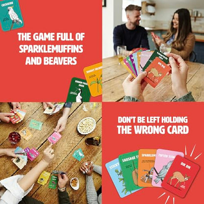 Ginger Fox: Don't Be A Dik Dik - Adult Party Card Game, Set Matching, for Silly Grown Ups Who Love Nature & A Little Naughtiness, Ages 16+, 3-6 Player - style: Don't Be…
