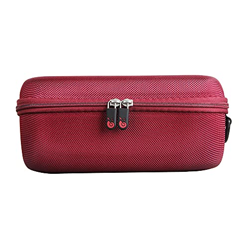 Hermitshell Hard Travel Case for Ortizan Portable Bluetooth Speaker IPX7 Waterproof Wireless Speaker (Wine Red) - color: Wine Red