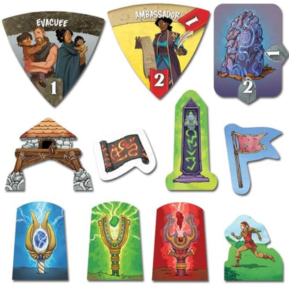 Castle Panic: Crowns and Quests | Expansion | Board Game for Adults and Family | Cooperative | Ages 8+ | for 1 to 6 Players | Average Playtime 45 Minutes | Made by Fireside Games - style: Crowns & Quests Expansion