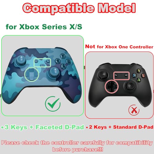 Anglepingping 4 Pack Battery Back Cover Replacement for Xbox Series X/S Controller,Battery Door Shell Compatible with Xbox Series X/S Controller [Not Fit Xbox One/One X/S](Random Color) - color: Random Colar