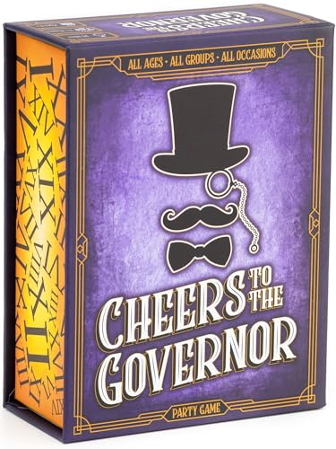Cheers to The Governor - Card Games - Party Games - Family Games - for Kids 8 and Up - Games for Adults - Family Game Night - Travel Games - Creators of Piles!