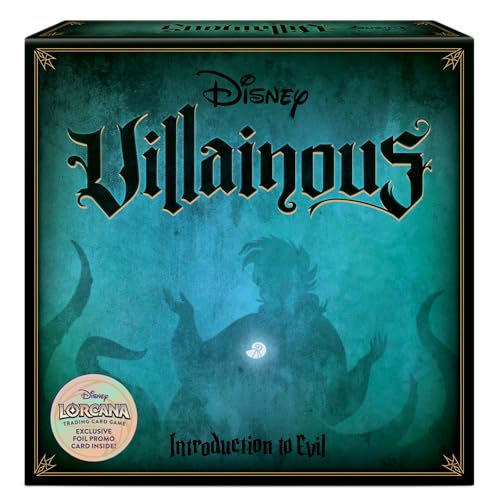 Ravensburger Disney Villainous - Introduction to Evil Strategy Board Game - Compatible with Other Villainous Games - Includes Lorcana Promo Card - Ages 10+