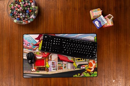 1985 Games Milk Carton Cat Playmat – Premium Non-Slip Tabletop Gaming Mat for MTG, DND & Card Games - color: Playmat