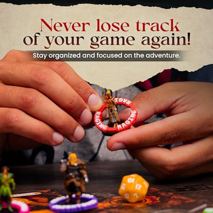 112 Vibrant DND Condition Markers - Great DND Gift in Fantastic Storage Box