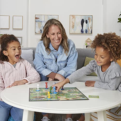 Hasbro Gaming Clue Junior Board Game | 2-Sided Gameboard, 2 Games in 1 | 2 to 6 Players | Mystery Games for Kids | Back to School Gifts | Classroom Preschool Games | Ages 4+