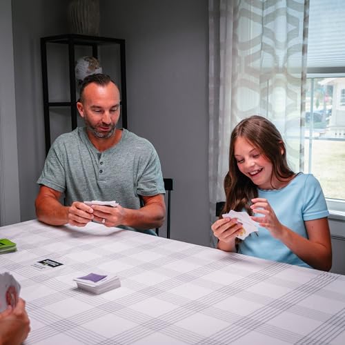Moose SLAPZI Fast-Matching Card Game, 2-8 Players, Ages 8+ | Match picture to clue & slap down first; 60 clue & 90 picture cards, party game for kids and adults