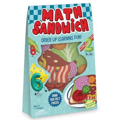 MindWare Peaceable Kingdom Math Sandwich Game | A fast, replayable board game. Ages 3+.