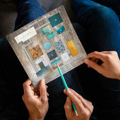 Talking Tables Crack THE CASE Egyptian Escape Room Game Pharaoh`s Curse Escape Room Game Ancient Egypt Themed Family Games for Kids Teens Puzzles Clues Brain Teaser Puzzles Ages 9+ 1-6 Players