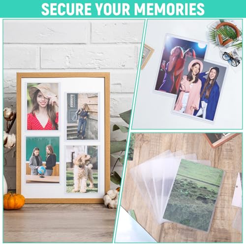 50ct 5x7 Toploaders - Clear Rigid Photo Protectors Durable Card Protectors for Trading Cards, Photos & Collectibles, Hard Plastic Sleeves, Fits 5x7 Inch Sheets