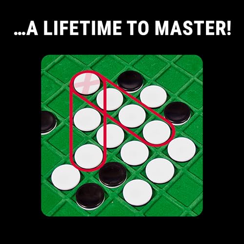 Ravensburger Othello - Classic Strategy Board Game for 2 Players - Easy to Learn, Hard to Master - Fast-Paced Family Fun - Ages 8+