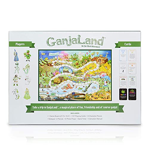 Ganjaland - The Novelty Board Game that Will Take You On an Epic Adventure - by What Do You Meme? - style: Core Game