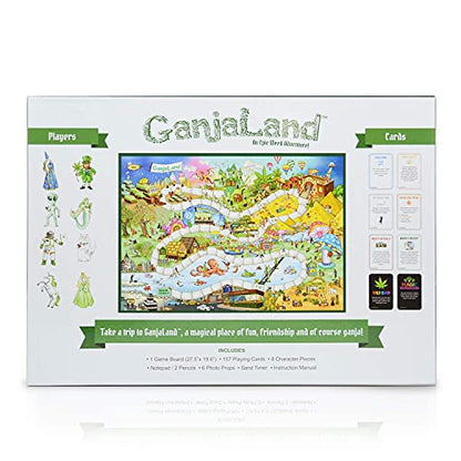 Ganjaland - The Novelty Board Game that Will Take You On an Epic Adventure - by What Do You Meme? - style: Core Game