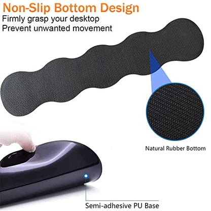 Keyboard Wrist Rest Support and Wrist Rest Mouse Pad with Non-Slip PU Base with Coaster Hook Gel Memory Mouse Pad Combo for Gaming, Office Pain Relief - Psalm 46:5 Purple Lavender - color: Psalm 46:5 Purple Lavender