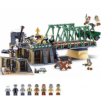 General Jim's Military Brick Building Set - World War 2 Battle of Budapest Building Blocks Model Set for History Enthusiasts for All Building Levels