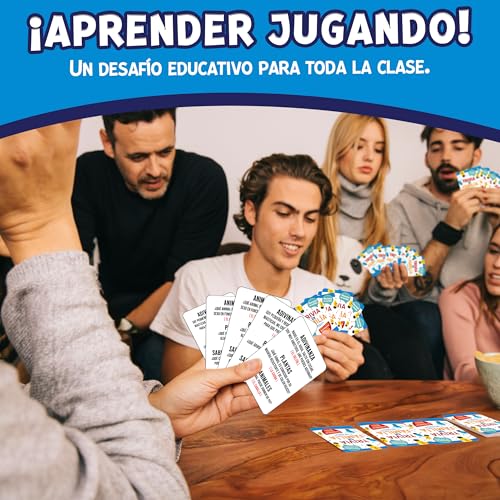 Trivia en Familia – Board Game en Español for Family, Friends, Adults & Teens | Juego de Cartas | Fun and Educational Trivia for Party, Game Night, Travel, Office, Classroom, Birthday