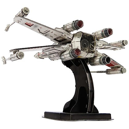 4D Build, Star Wars T-65 X-Wing Starfighter 3D Model Kit, Star Wars Collectible & Desk Décor, Adult Puzzle, Gift Ideas for Ages 12 & Up - style: T-65 X-Wing Starfighter 160 pcs